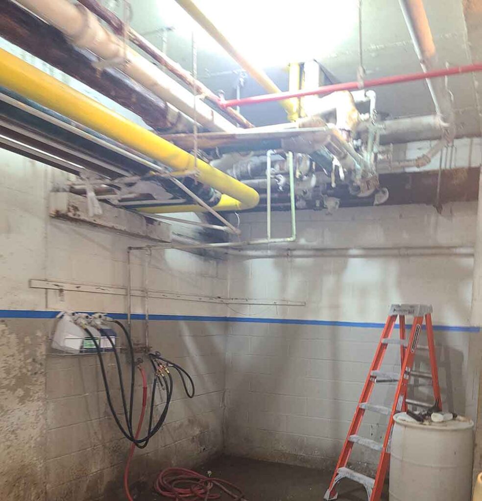 ITS Environmental Services Mold Remediation Job 8-2021 Before 1